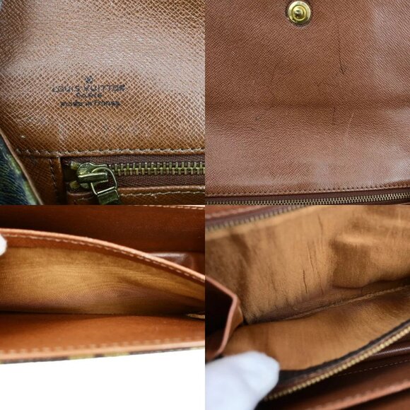 LOUIS VUITTON Pochette Dam PM Clutch Hand Bag Monogram Leather BN - Picture 10 of 16